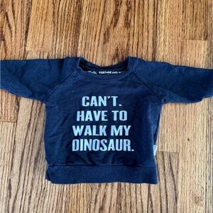 Black Graphic Baby Sweatshirt